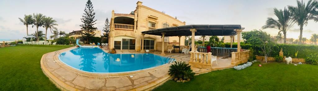 Castle For Sale In Marina 5 First Row Beach With Pool (E5709)  مصر  مطروح