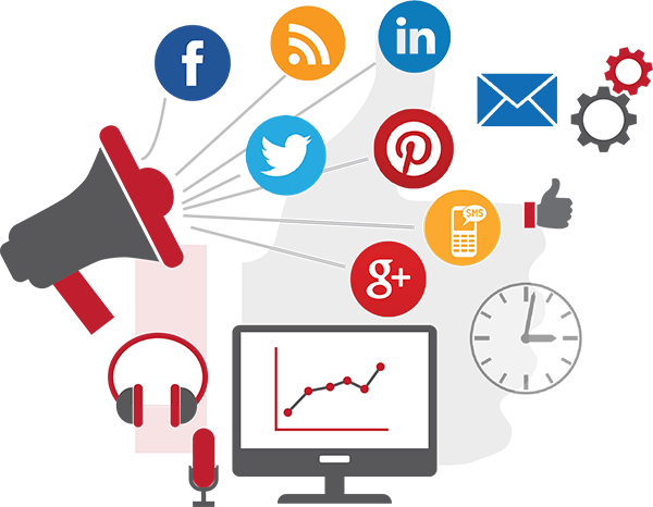 خدمات إنشاء وإدارة صفحات السوشيال ميديا Social media marketing