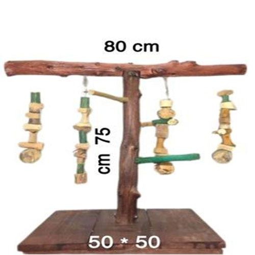 Parrot Stand tree wood استاند ببغاوات و طيور زينة