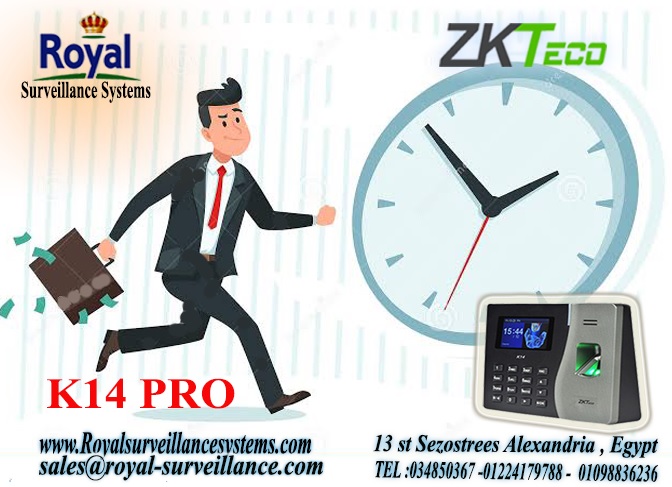 نظام حضور وأنصراف ZKTeco موديل K14 PRO