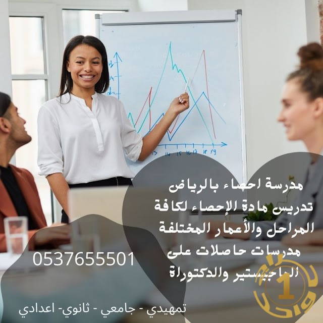 افضل مدرسين ومدرسات احصاء اقتصاد محاسبه  في الرياض  يجوا للبيت