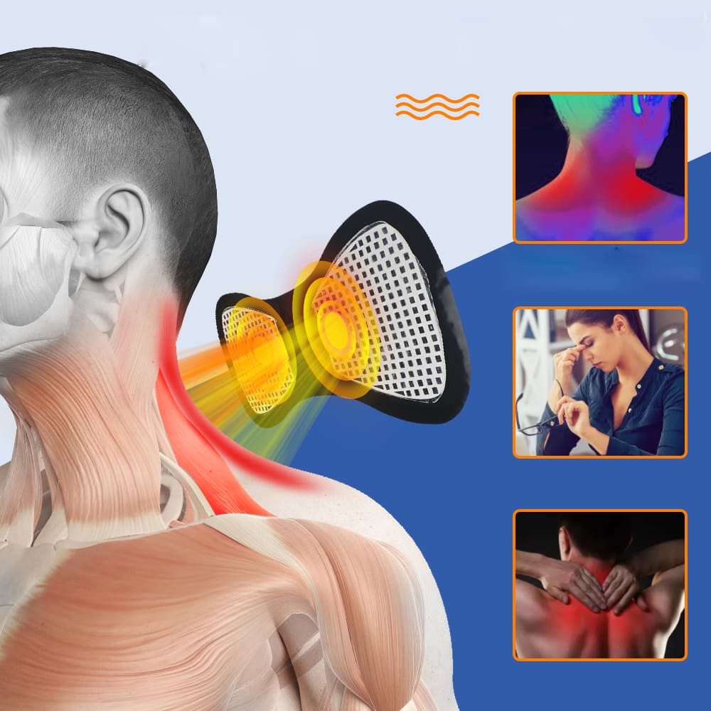 جهاز EMS الكهربائي المدلك للعنق جهاز مبتكر لإزالة التعب