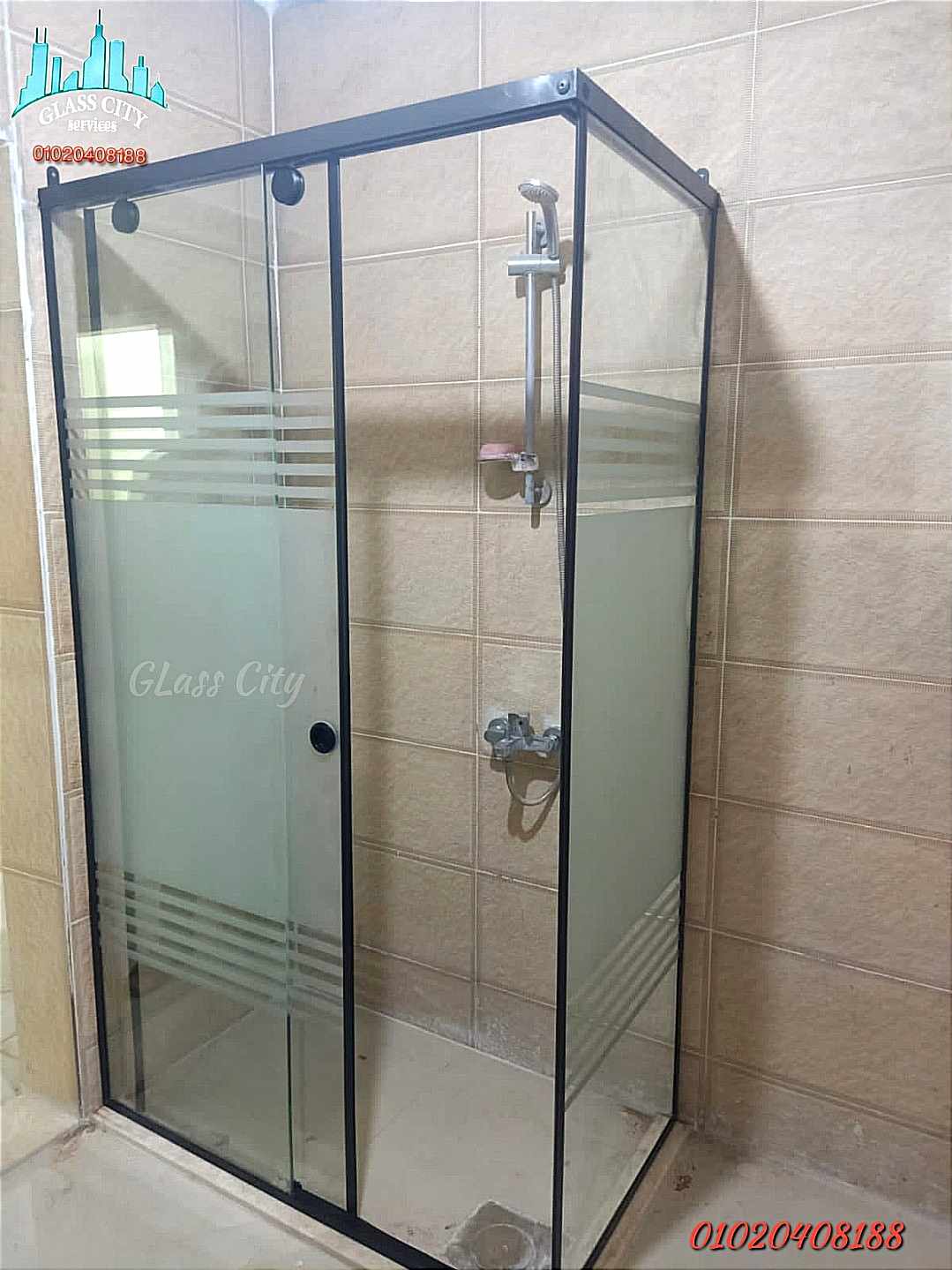 تركيب كابينة شاور لديكور مودرن أحدث ديكور لحمامات عصرية وفريده مع جلاس سيتى شاور بوكس بوكس شاور