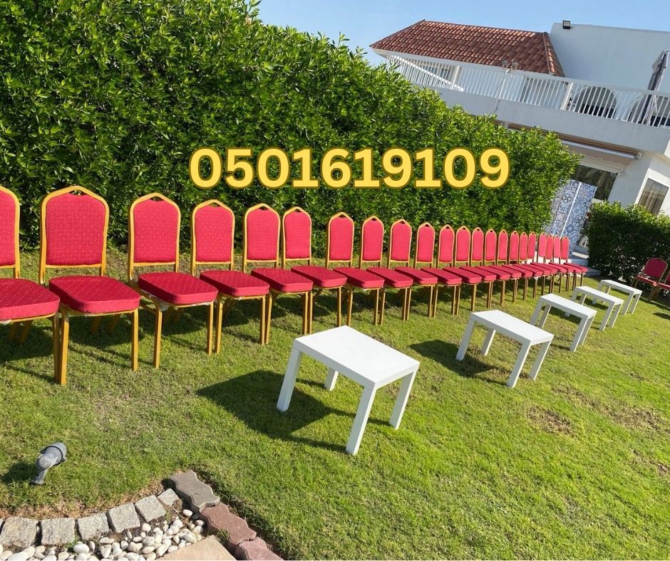 Rent tables and clean chairs in dubai