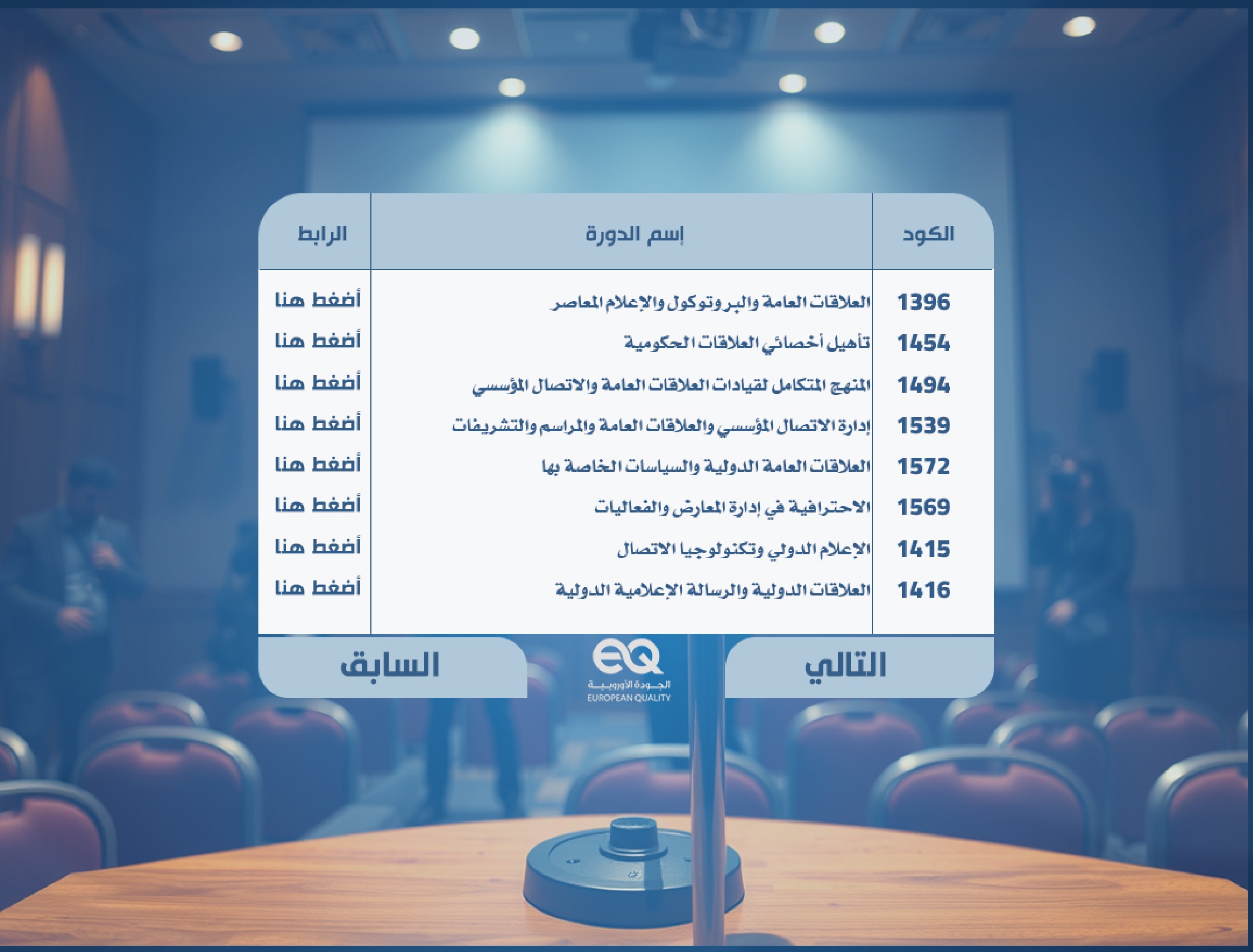  برامج تدريبية متخصصة ترتقي بك إلى مستوى جديد في الاتصال والإعلام