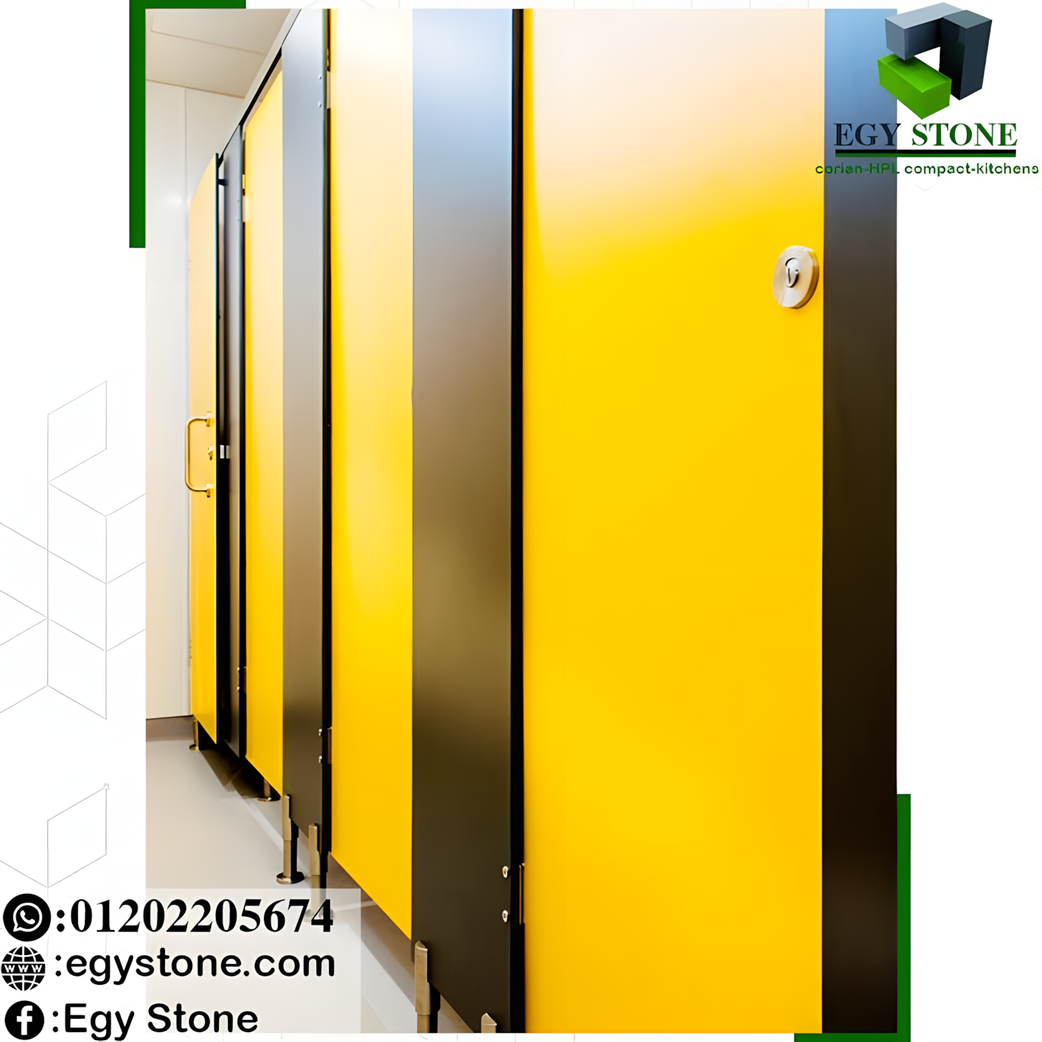 ???? لما الجودة تبقى هدفك... اختار الكومباكت HPL من EGY Stone  القواطع دي مش مجرد ديكور، دي خامة بتجمع