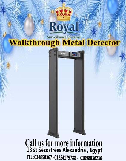 بوابات كشف المعادن الذكية (3 Detection Zones)المصممة للعمل الشاق والذكاء في الكشف.