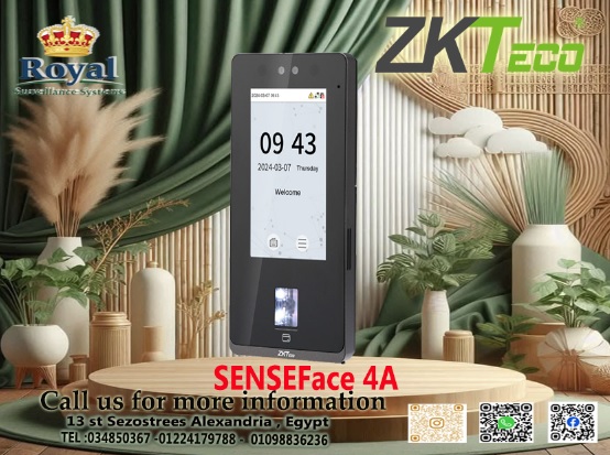 اجعل إدارة منشأتك أسهل وأكثر دقة مع الحل المتطور SENSEFACE 4A. بالاسكندرية 