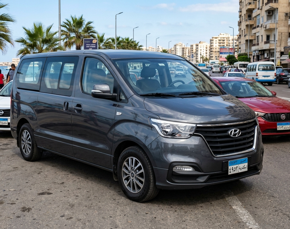 Minibus Rental in Egypt | Tourist Transportation | Hyundai H1 Rental with Driver
