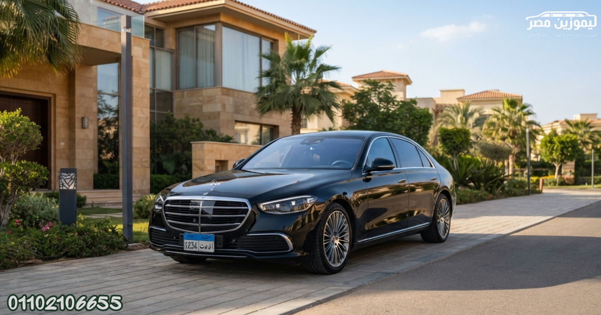???? Book a Mercedes S500 with Chauffeur | New Cairo to Madinaty (Round Trip)