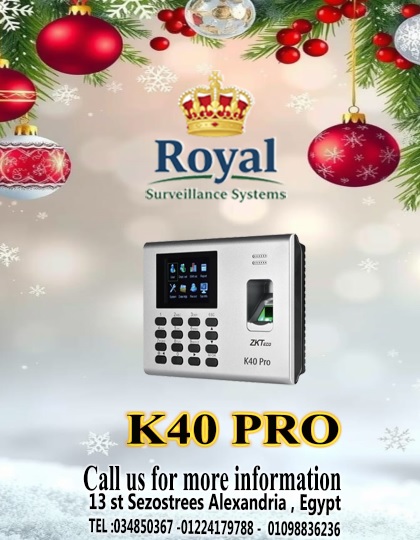 جهاز البصمة ZK-K40 PRO هو الأداة التي تحتاجها لضمان سير العمل بسلاسة