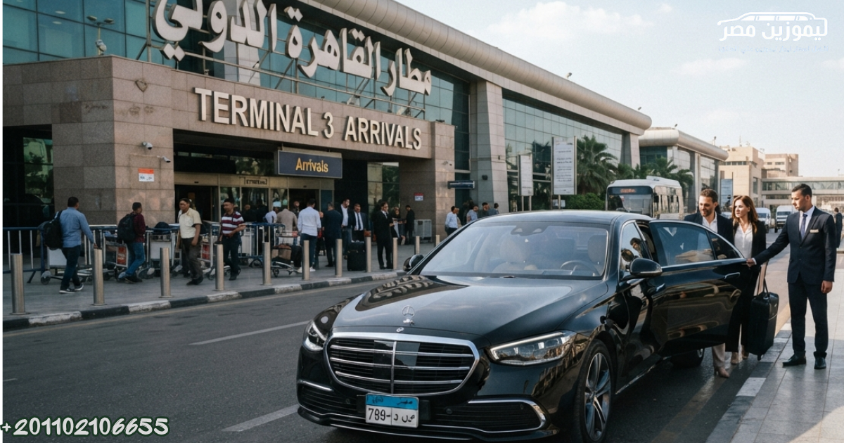 Rent a Mercedes S500 with Chauffeur | Sheikh Zayed to Cairo Airport