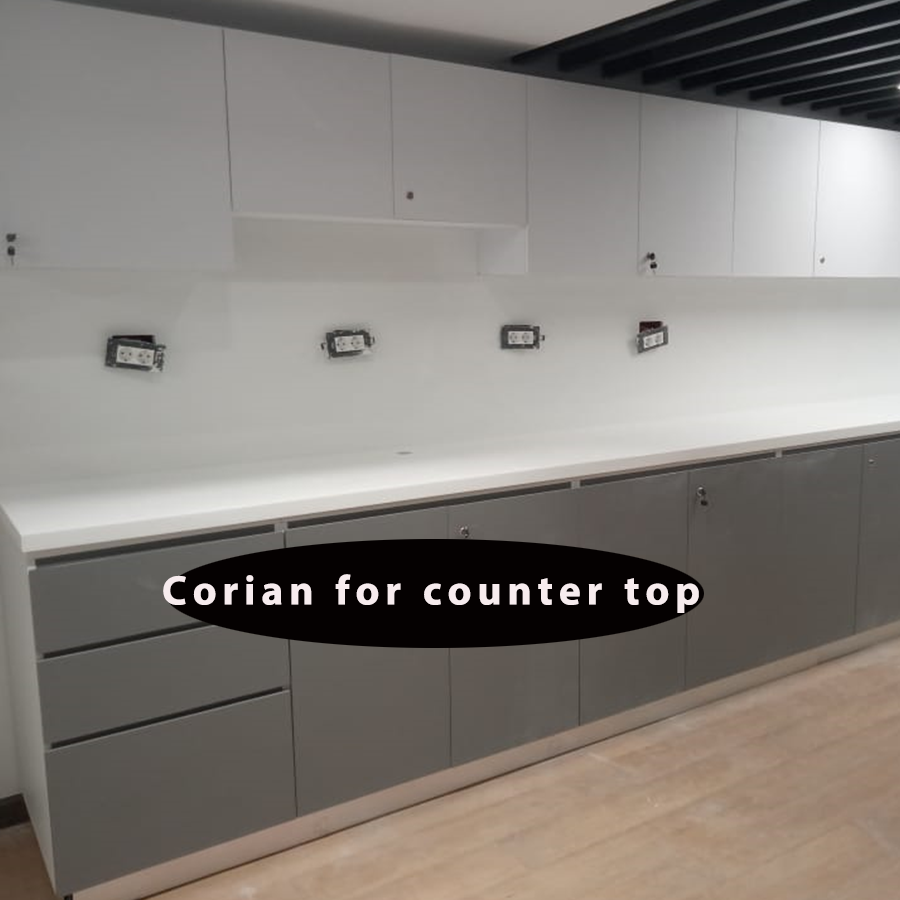كوريان corian كاونترات استقبال عيادات بنوك فنادق معامل شركات محلات مدارس مولات مصالح حكومية مستشفيات