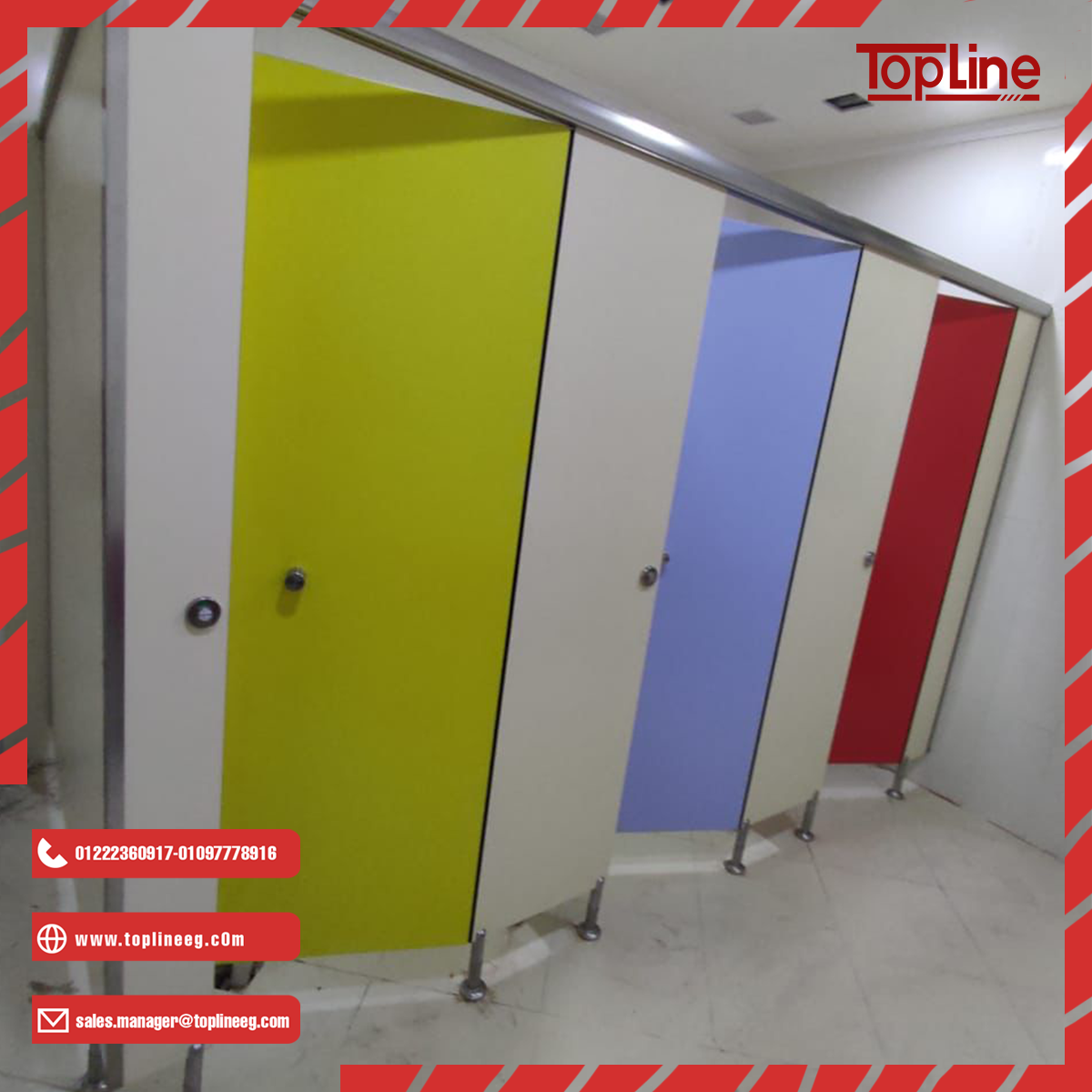 #توب_لاين لاستيراد و تصنيع #قواطيع_حمامات #كومباكت_hpl  بنضمن لحضرتك انك بتستلم افضل خامة و فنش 