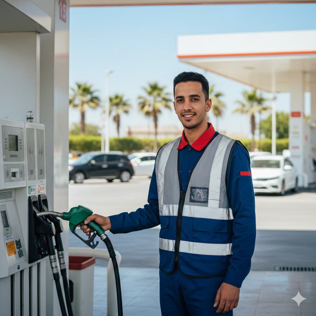 مطلوب عامل بنزينة للعمل فورًا بنظام ثابت وبراتب مجزي جد