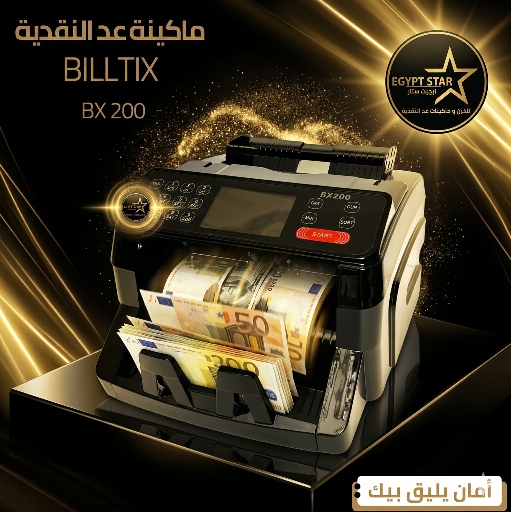 ماكينات نقديه بضمان سنه وكاشف للتزوير وبماتور قوي من شركة مالتكس