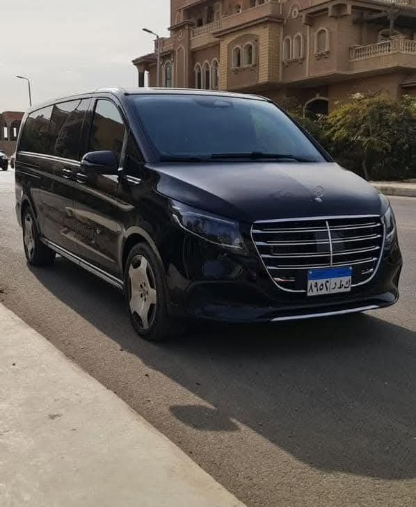 VIP Van Rental Cairo | Rent Luxury Mercedes V300 Class with Private Driver | Executive Family
