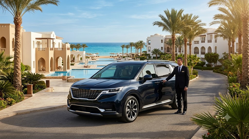 Kia Carnival 2026  Rental with Professional Chauffeur in Cairo | Premium Family Airport Transfer