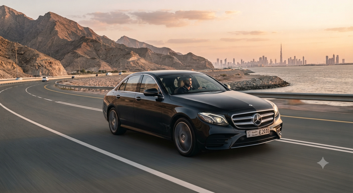 Luxury Mercedes E200 Airport Transfer to Tolip North Coast Hotel