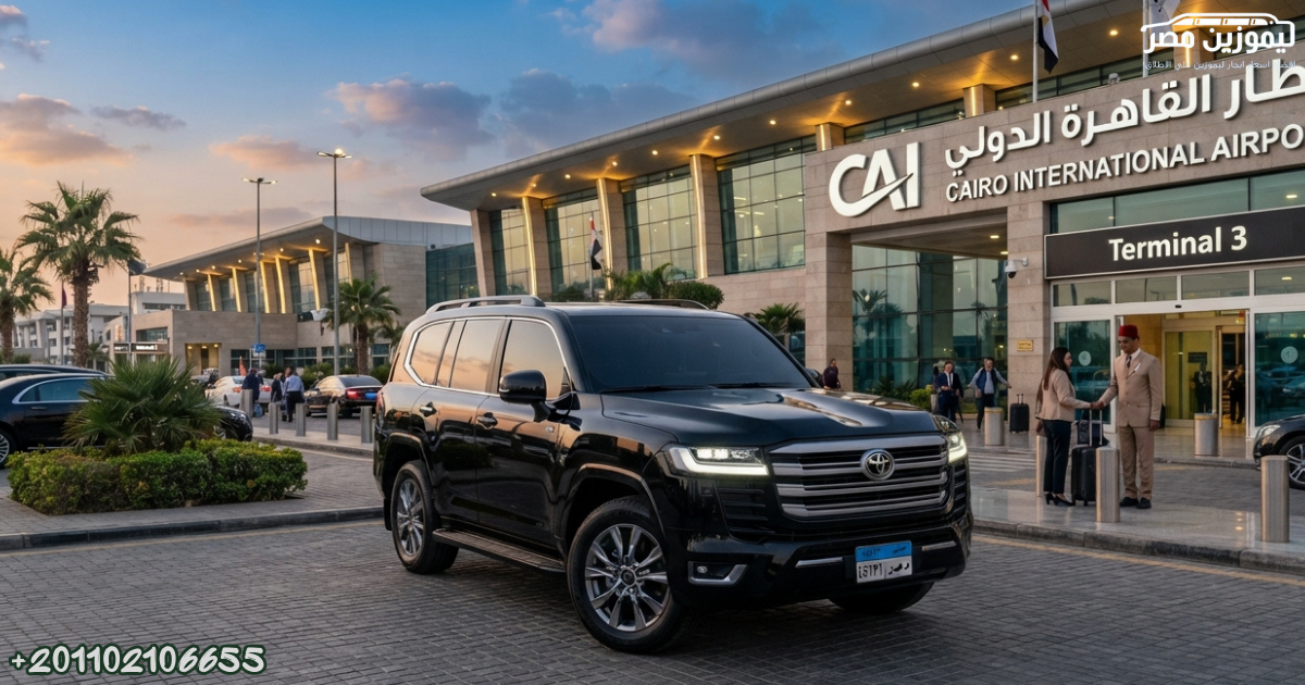 Luxury Tourist Transportation Egypt | Toyota Land Cruiser Rental with Professional Driver from Sheik