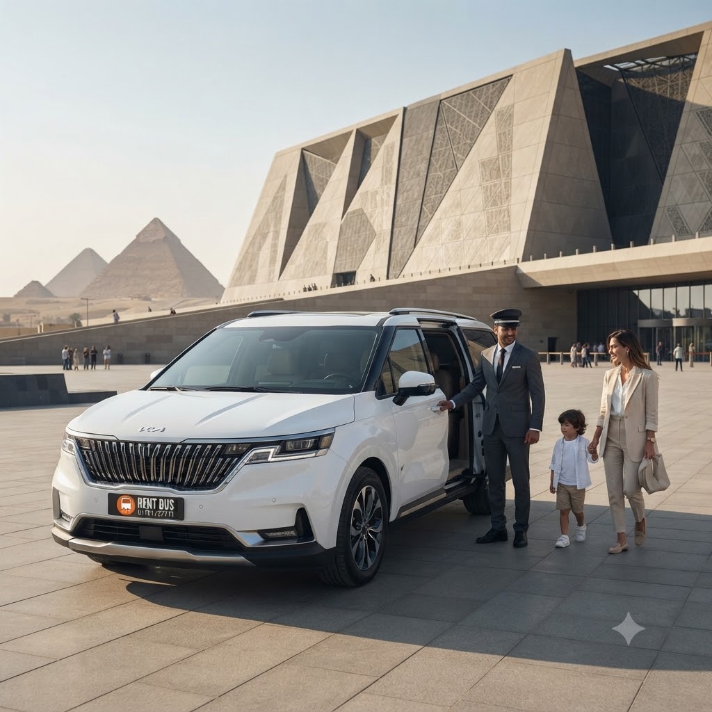 Kia Carnival VIP 2026  Executive Transfer with a professional chauffeur Luxury Car Rental Cairo