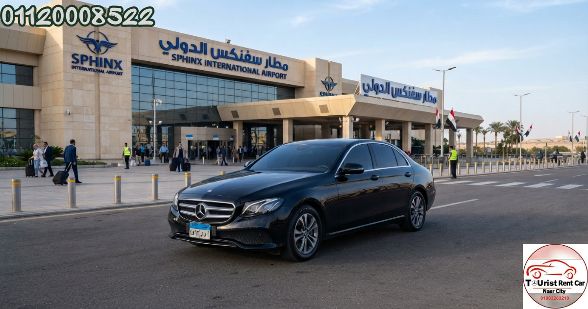 Mercedes-Benz E200 Rental from The St. Regis Cairo to Sphinx International Airport with Chauffeur