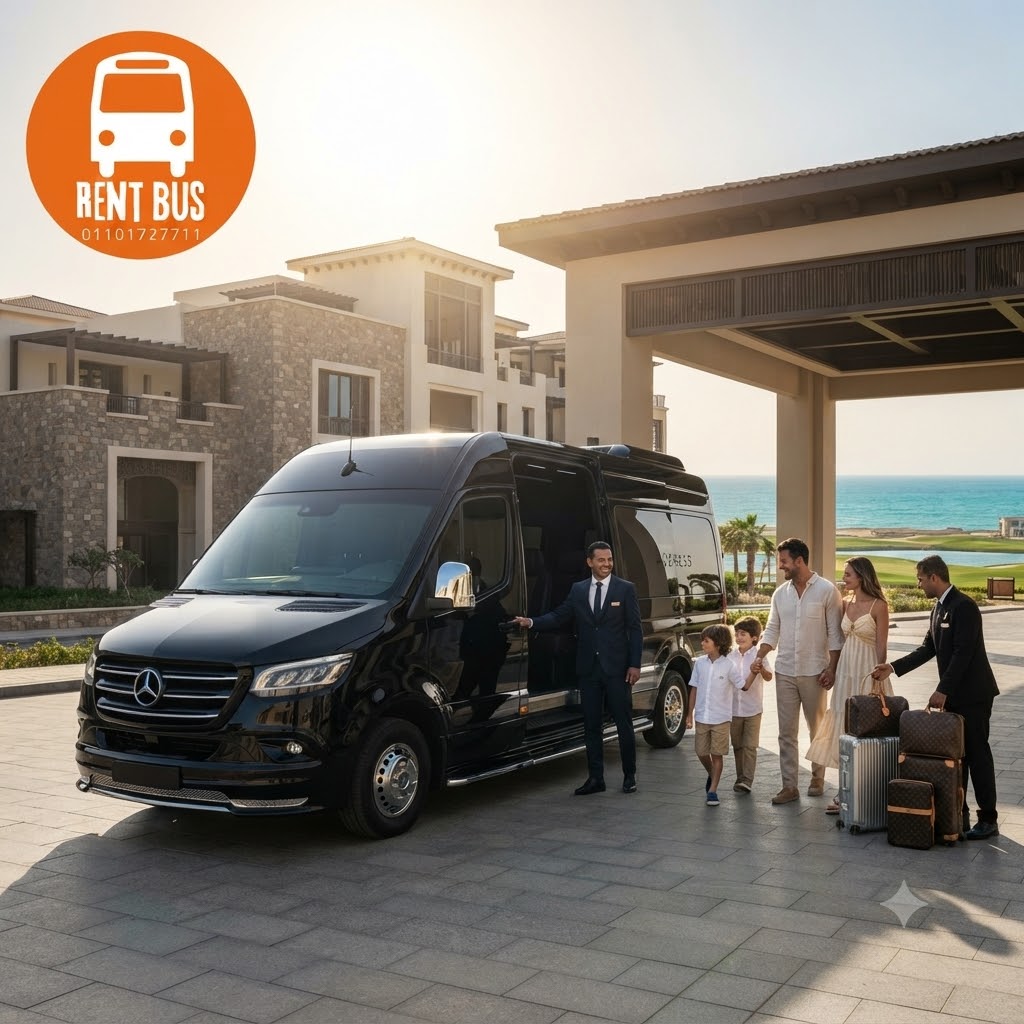 Mercedes Chauffeur Service Egypt | Mercedes Sprinter VIP Rental to Marassi North Coast