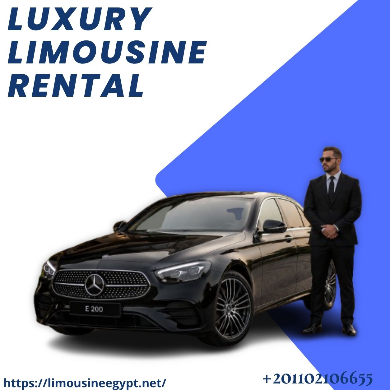 ???? Mercedes E200 Rental with Driver | New Cairo → Sphinx Airport