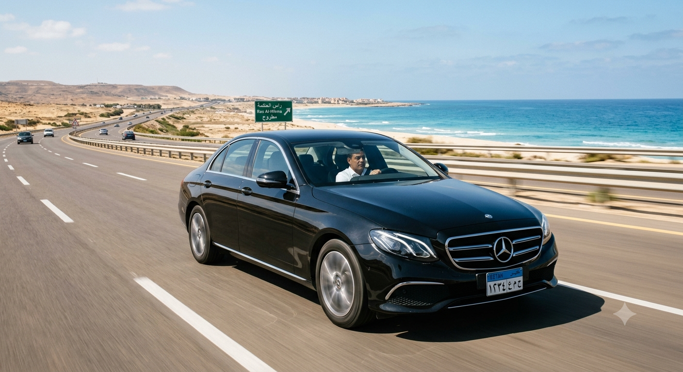 Your Premium Journey in Egypt Starts Here with the Mercedes E200
